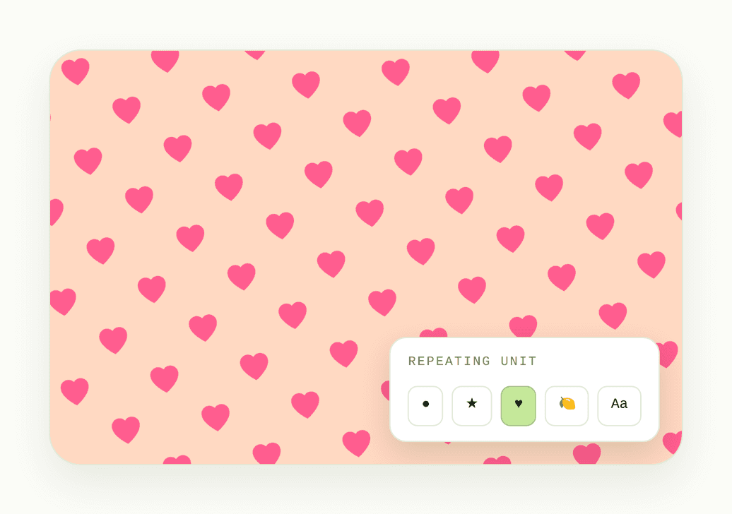Dots swapped for shapes, emoji, or text