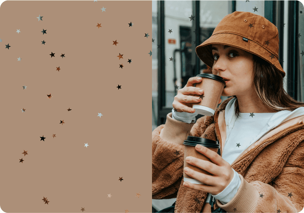 Overlay layout flipping between horizontal and vertical photos